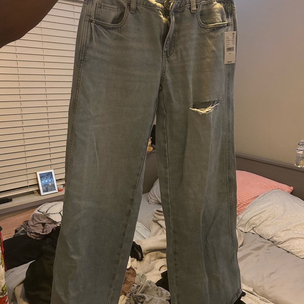 Women’s Distressed Low Rise Jeans